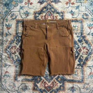 Carhartt Double Knee Cutoff Shorts Size 12